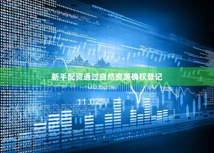 新手配资通过自然资源确权登记
